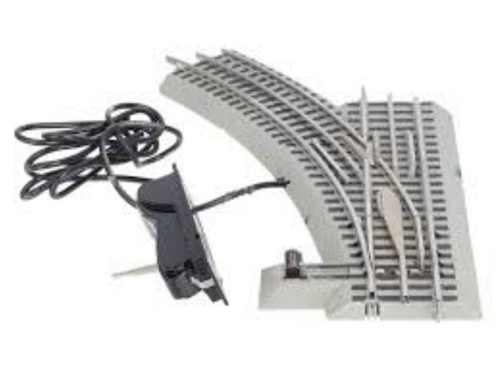 LIONEL - FASTRACK O-36 REMOTE Left Hand TURNOUT #6-12045- O Train Switch Track