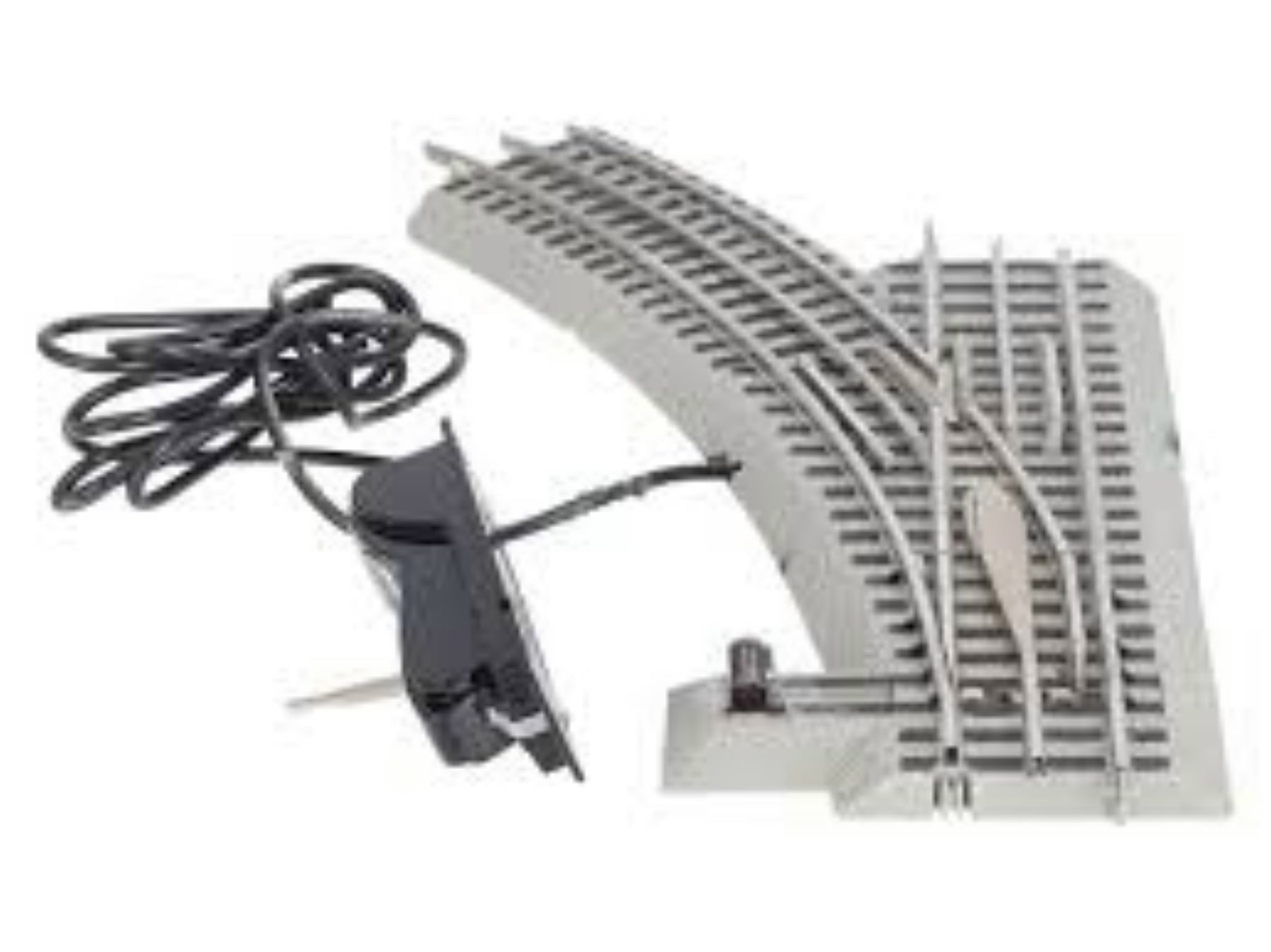 LIONEL - FASTRACK O-36 REMOTE Left Hand TURNOUT #6-12045- O Train Switch Track