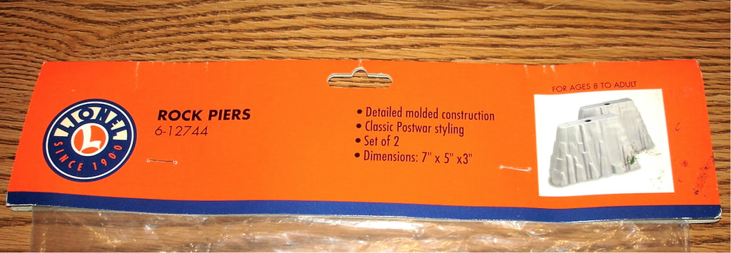 LIONEL - #6-12744 Single Track Rock Pier