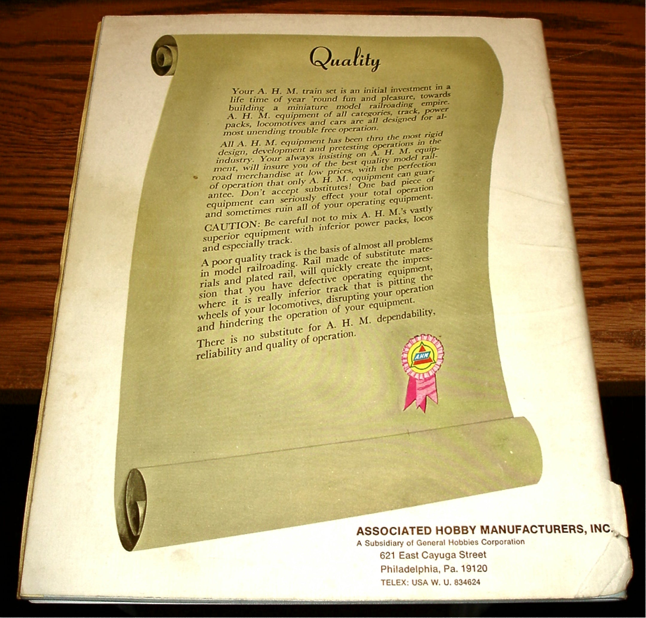 AHM - "Does It Again" Catalog - HO/N/O Scale Rolling Stock, Track, Accessories