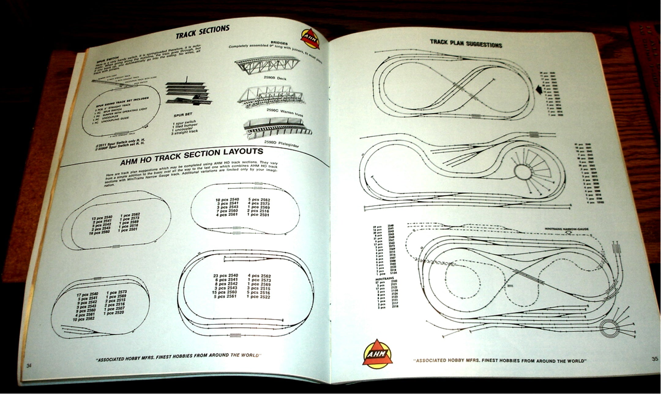 AHM - "Does It Again" Catalog - HO/N/O Scale Rolling Stock, Track, Accessories