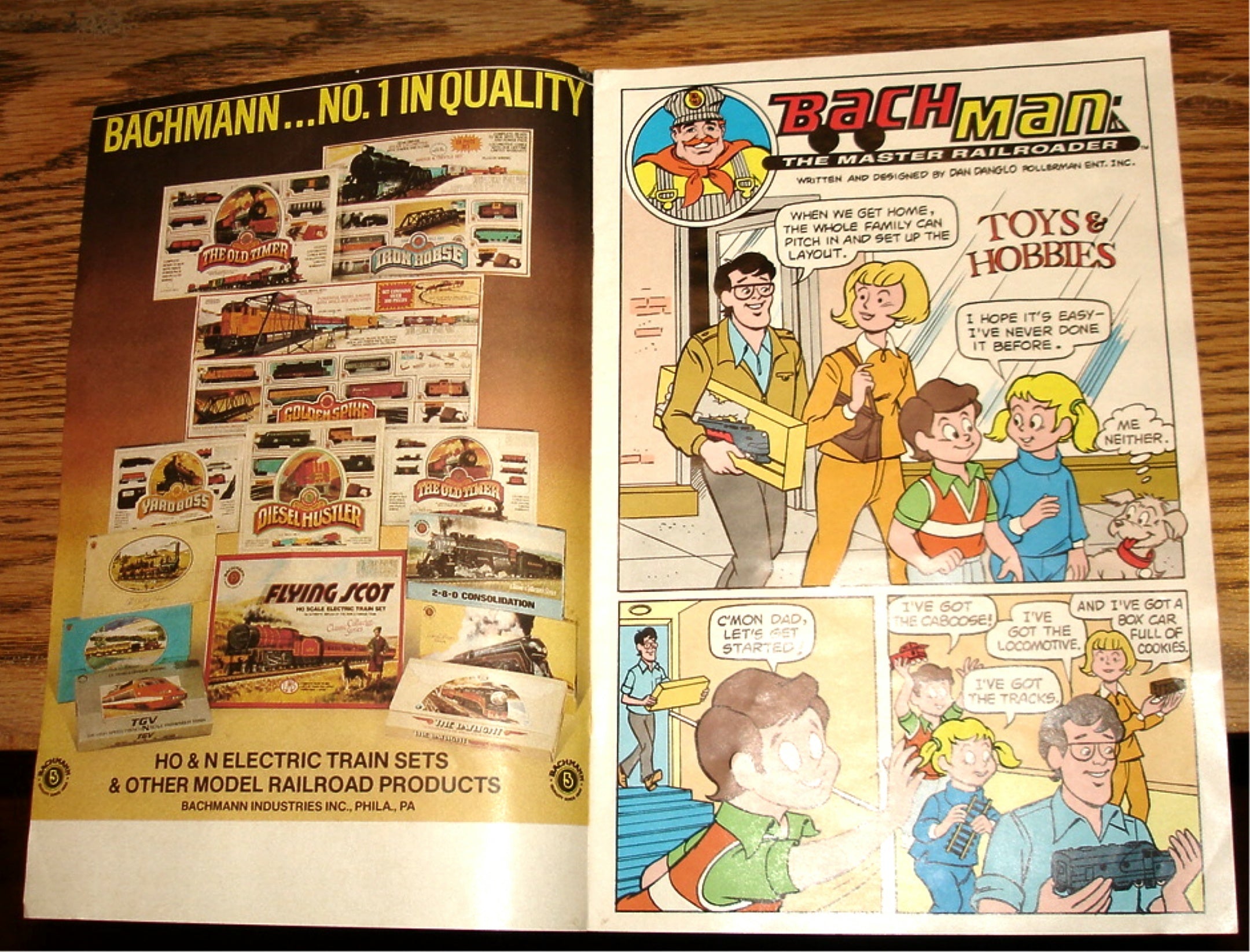 BachMan - The Master Railroader - Train Set Instruction Manual - HO / N Gauges