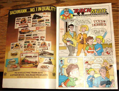 BachMan - The Master Railroader - Train Set Instruction Manual - HO / N Gauges
