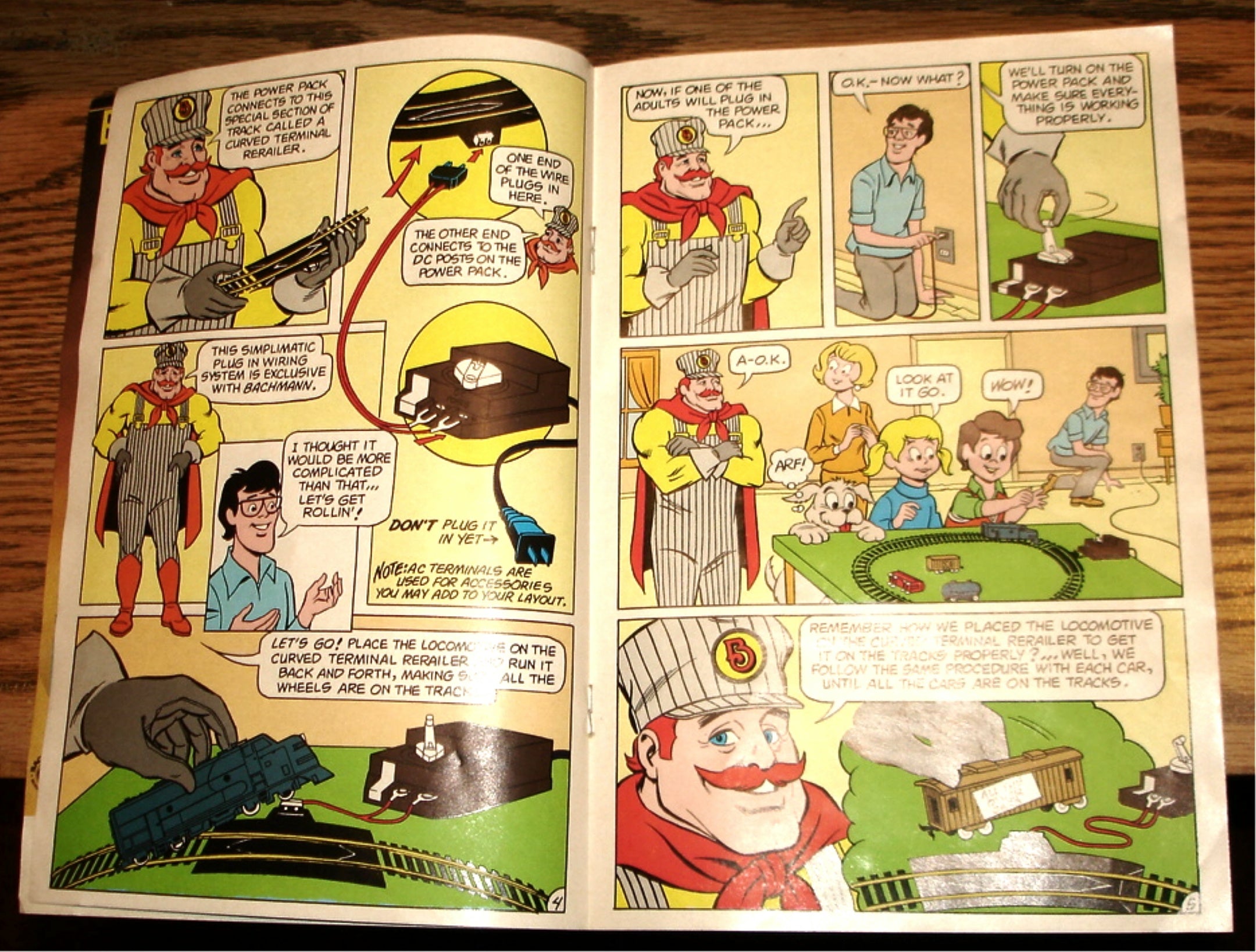 BachMan - The Master Railroader - Train Set Instruction Manual - HO / N Gauges