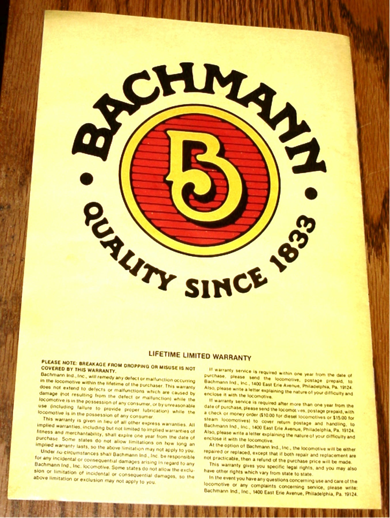 BachMan - The Master Railroader - Train Set Instruction Manual - HO / N Gauges