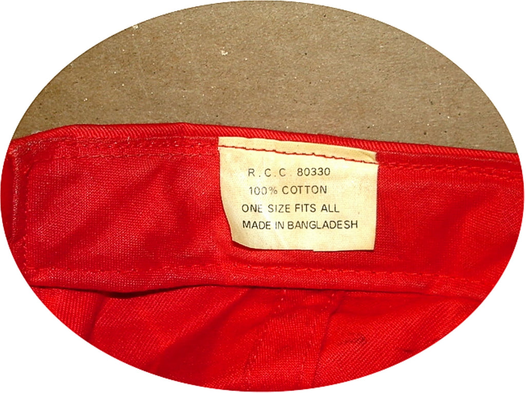 VTG CNN Red Adjustable Snapback Baseball Cap Flat Brim Hat - NEW