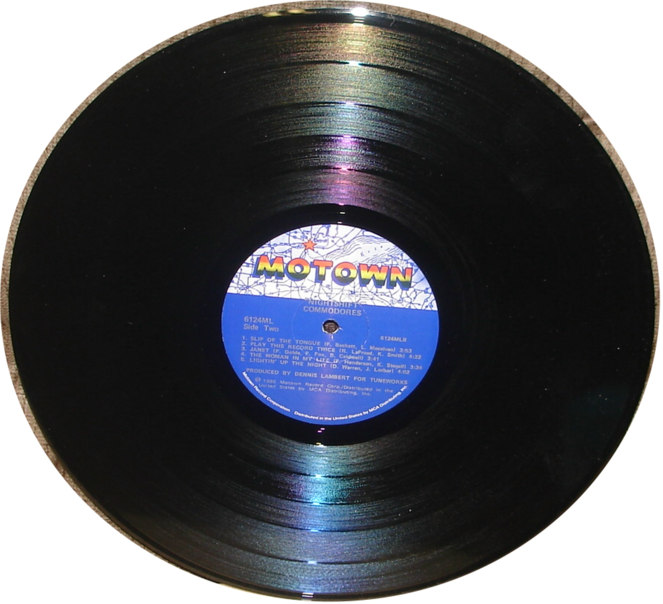 The Commodores – NIGHTSHIFT - 1985 Funk Soul Record Album LP