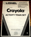LIONEL - Crayola Activity Train Set Instruction Manual