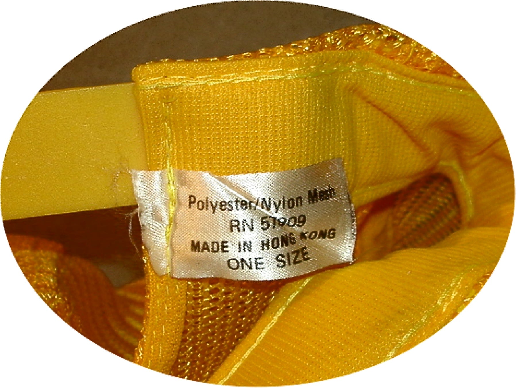 VTG CRAZY EDDIE Yellow Snapback Baseball Cap Flat Brim Hat NEW