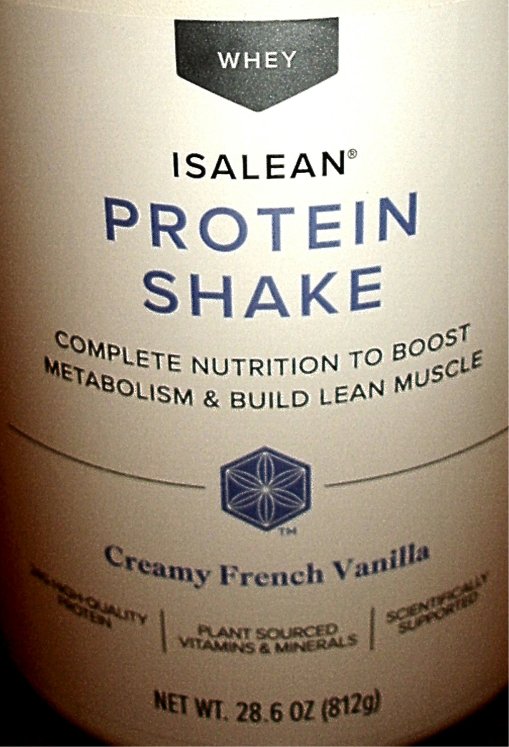 Isagenix - IsaLean Whey Based Creamy French Vanilla  Exp 11/26- K