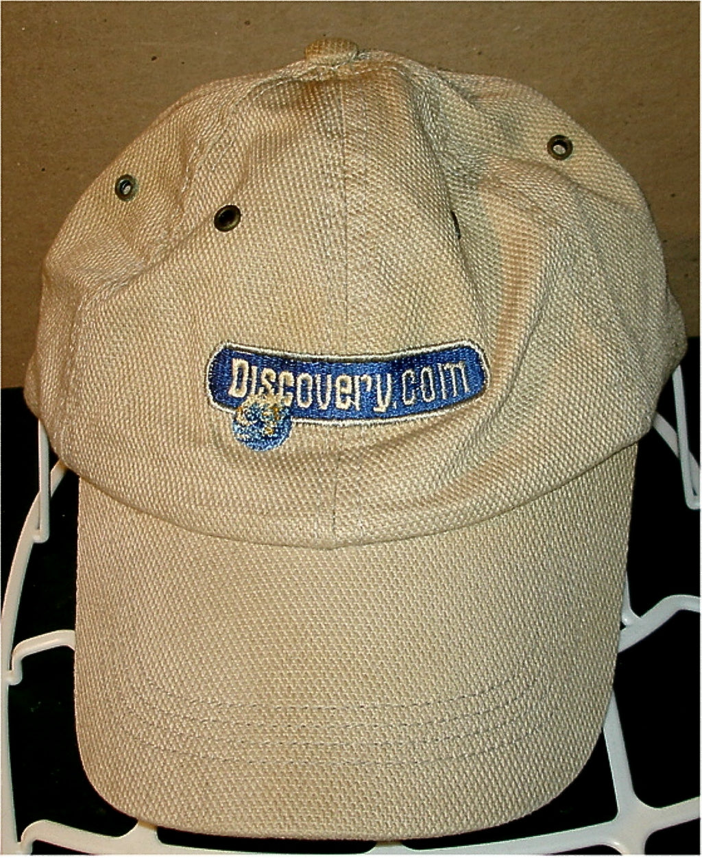 Vtg DISCOVERY.COM - 6 Panel Strapback Baseball Cap Hat