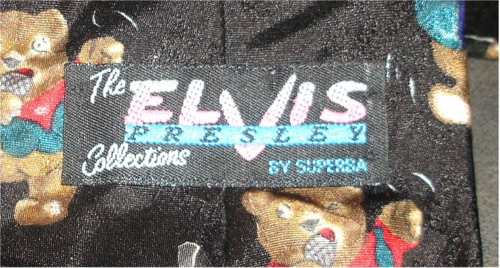 ELVIS PRESLEY "TEDDY BEAR" TIE - SUPERBA COLLECTION - 100% ITALIAN SILK