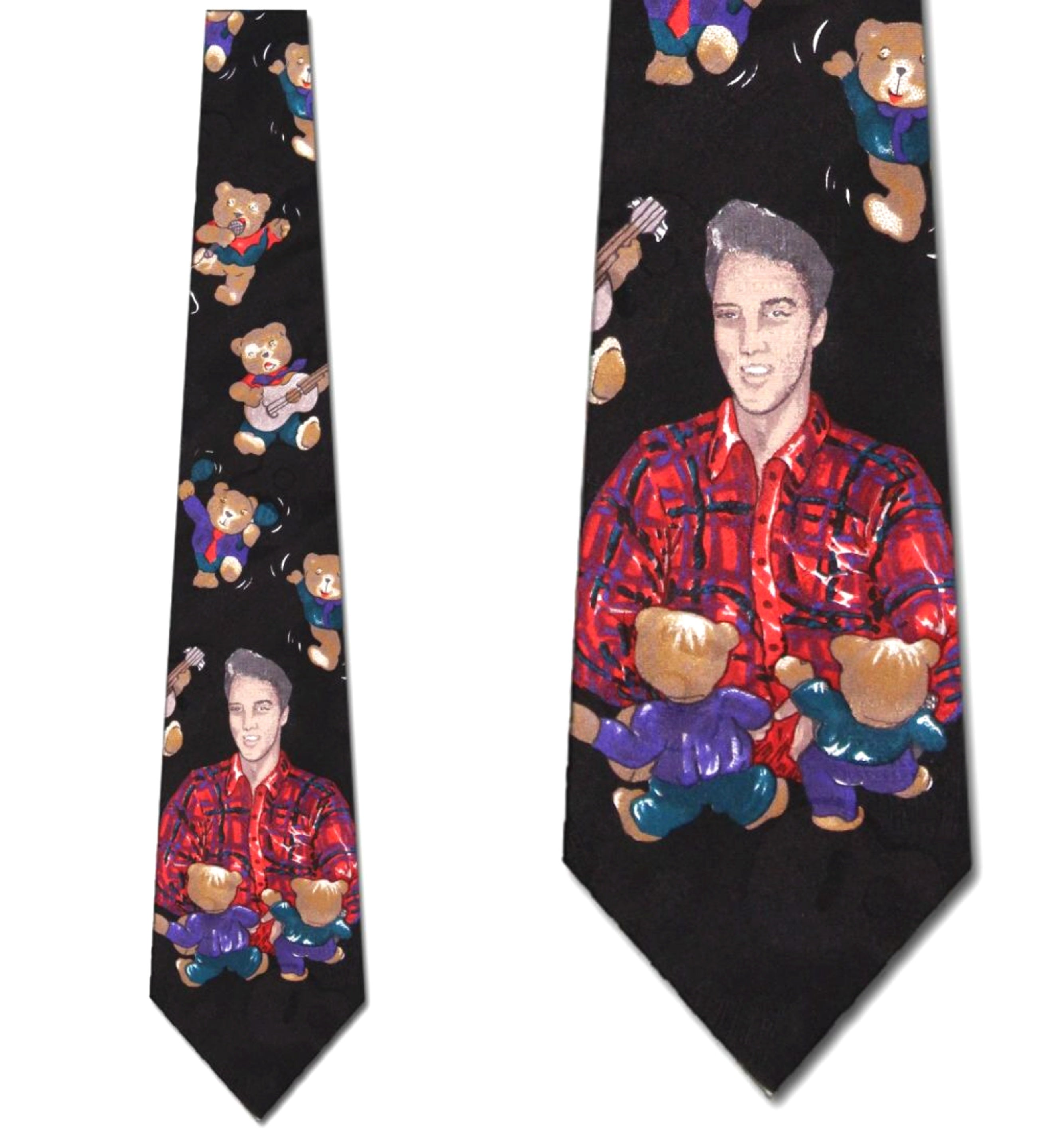 ELVIS PRESLEY "TEDDY BEAR" TIE - SUPERBA COLLECTION - 100% ITALIAN SILK