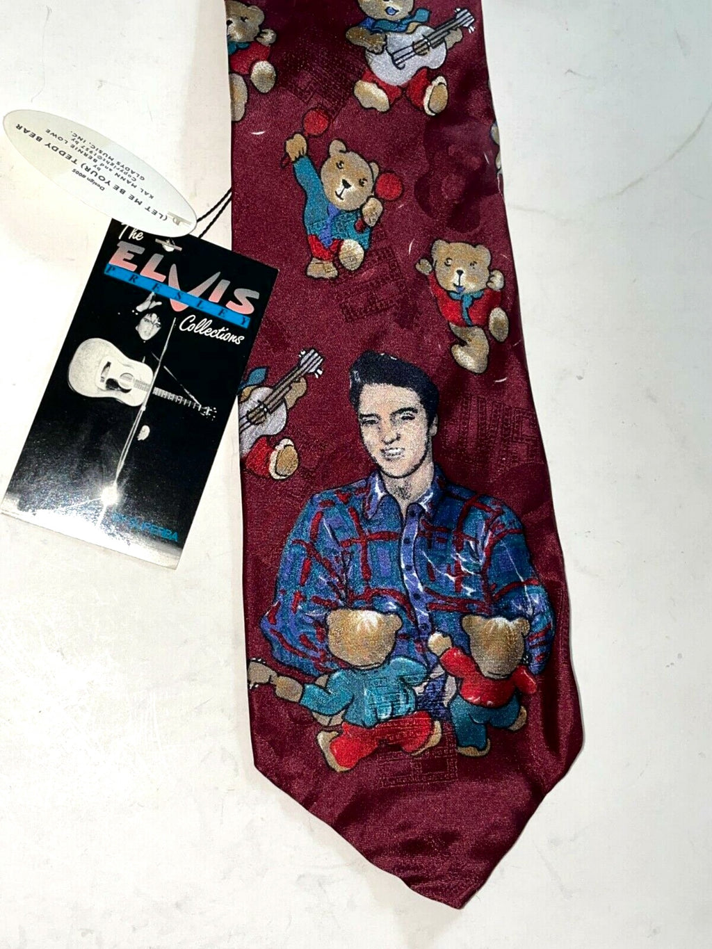 ELVIS PRESLEY "TEDDY BEAR" TIE - SUPERBA COLLECTION - 100% ITALIAN SILK