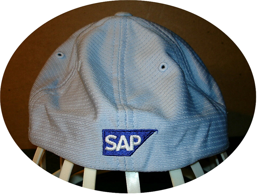 VTG SAP Ernie Els Baby Blue Baseball Cap Flat Brim Hat - NEW