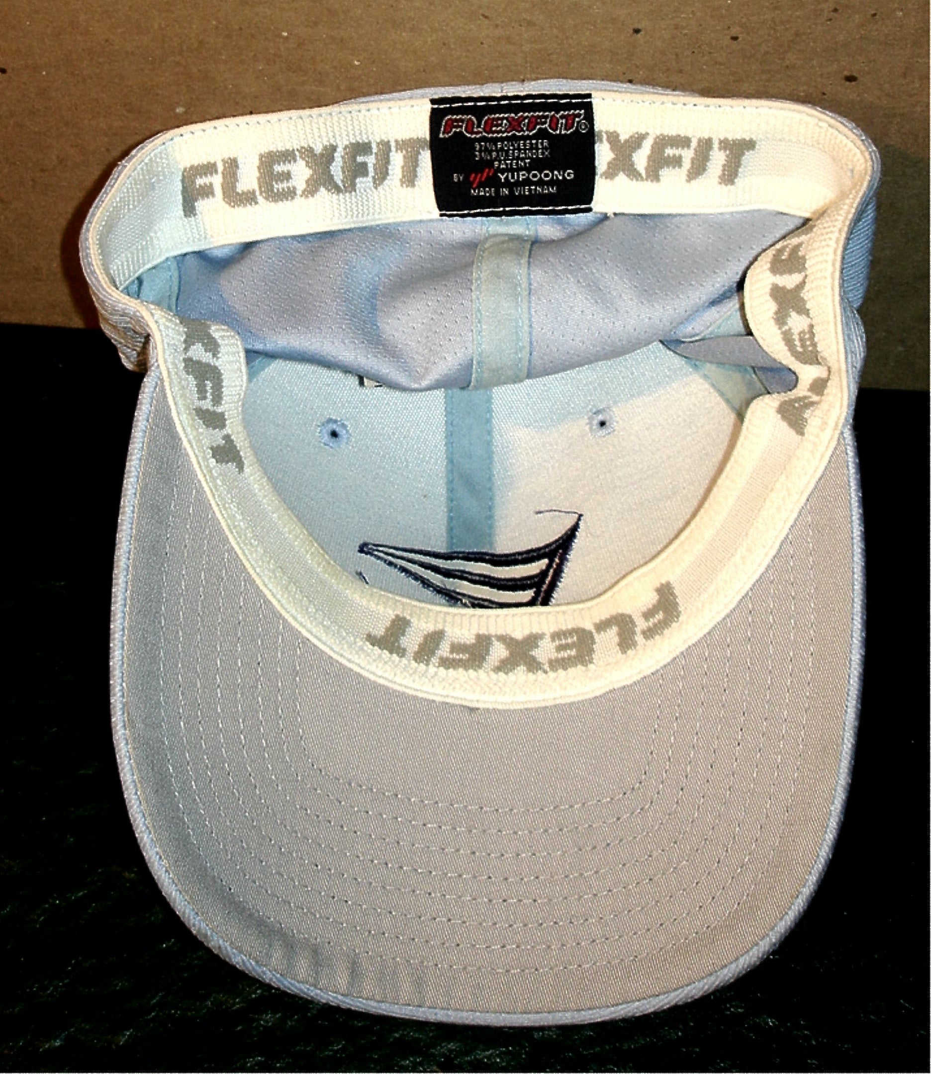VTG SAP Ernie Els Baby Blue Baseball Cap Flat Brim Hat - NEW