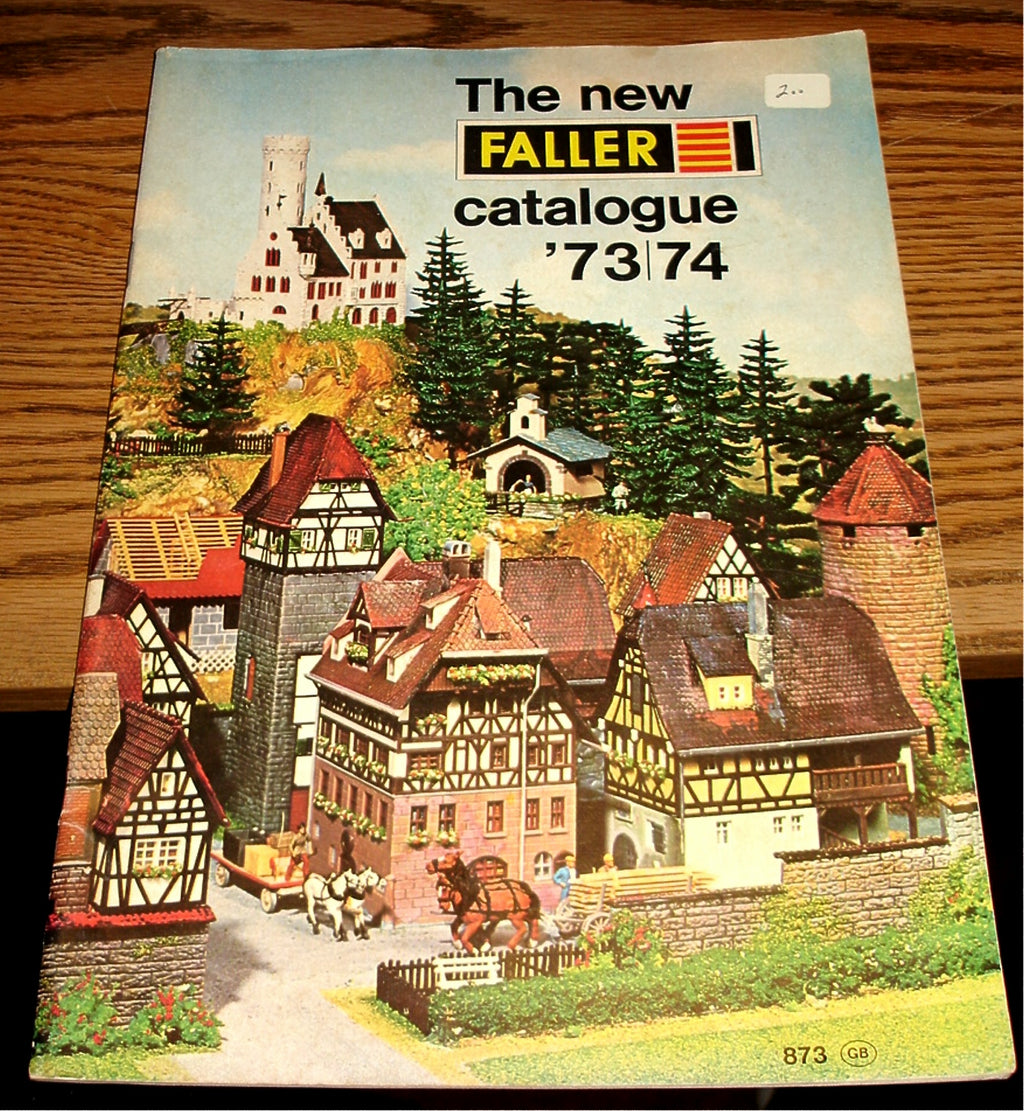 FALLER '73/'74 Catalogue - Rolling Stock, Track, Accessories - HO/N Scale Gauge