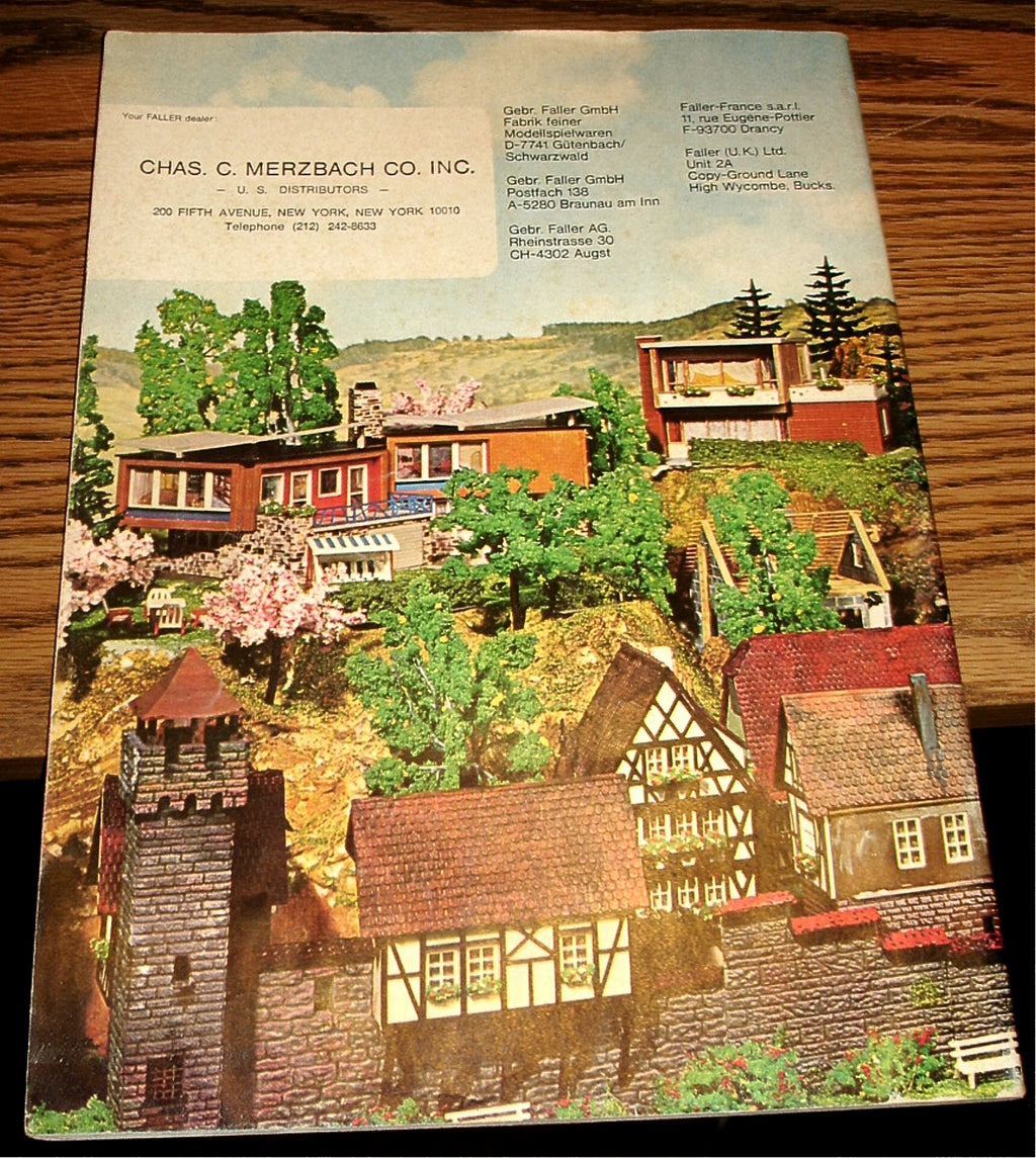 FALLER '73/'74 Catalogue - Rolling Stock, Track, Accessories - HO/N Scale Gauge