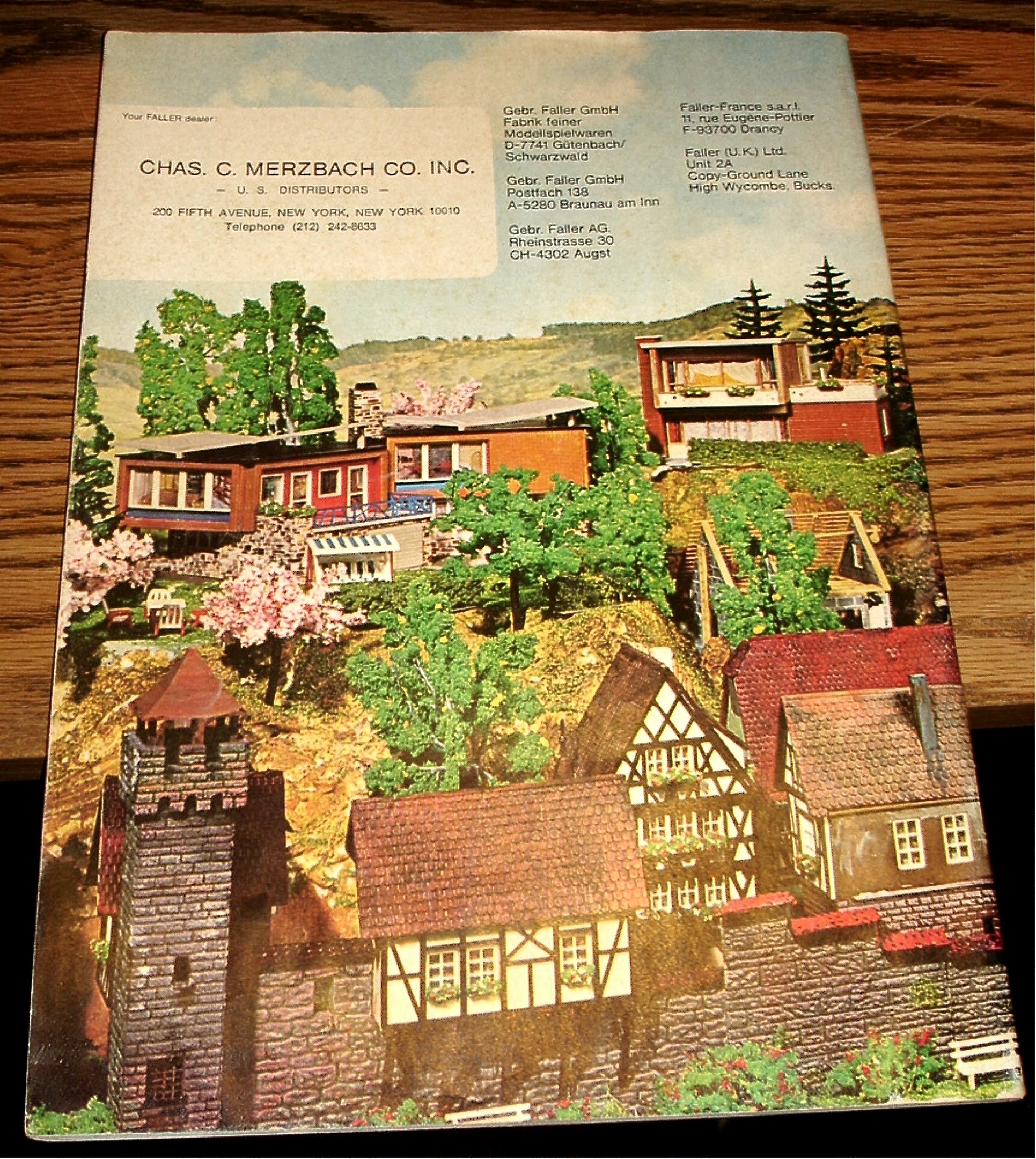 FALLER '73/'74 Catalogue - Rolling Stock, Track, Accessories - HO/N Scale Gauge