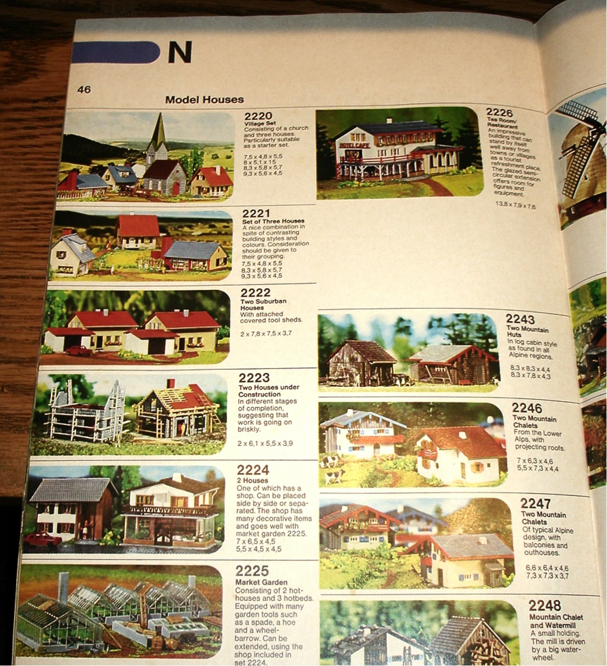 FALLER '73/'74 Catalogue - Rolling Stock, Track, Accessories - HO/N Scale Gauge