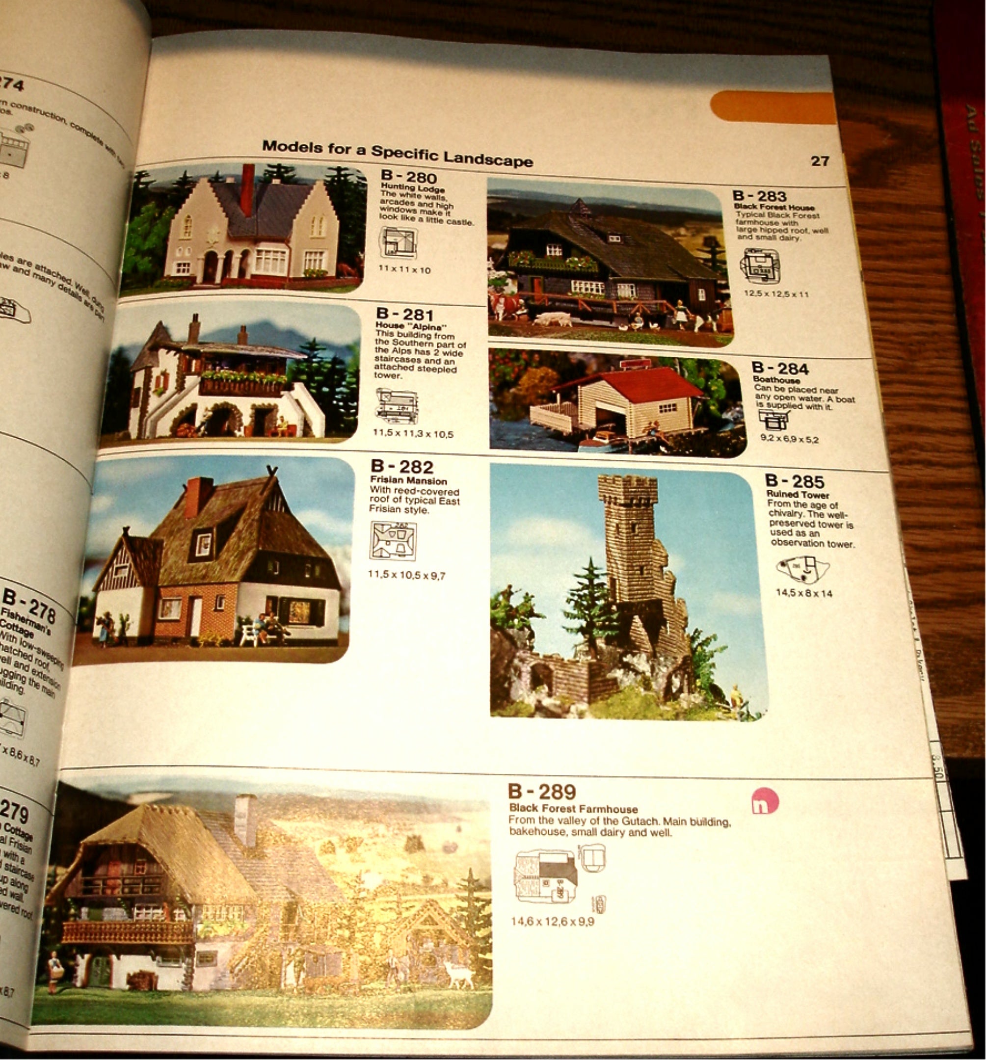 FALLER '73/'74 Catalogue - Rolling Stock, Track, Accessories - HO/N Scale Gauge