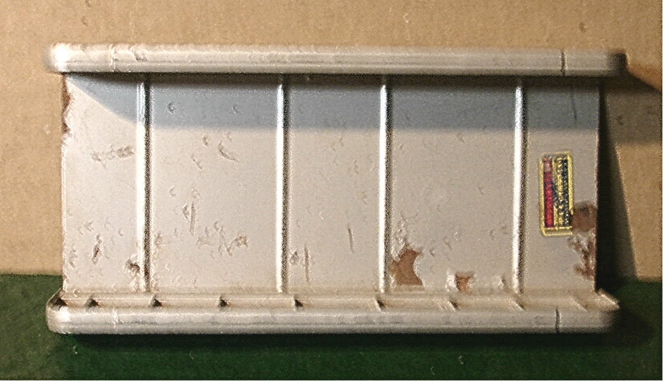 American Flyer - #581 Diecast Metal Silver Painted Girder Bridge - S/O Train