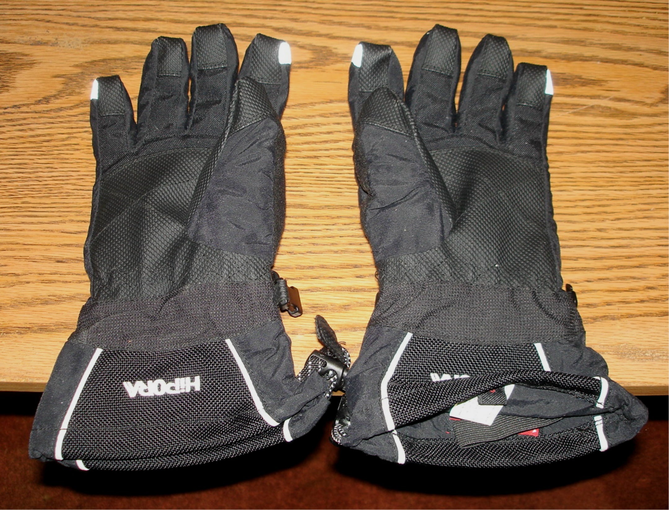 HEAD Black Outlast Hipora Ski Snowboard Waterproof Gloves Size Small Heat Pouch