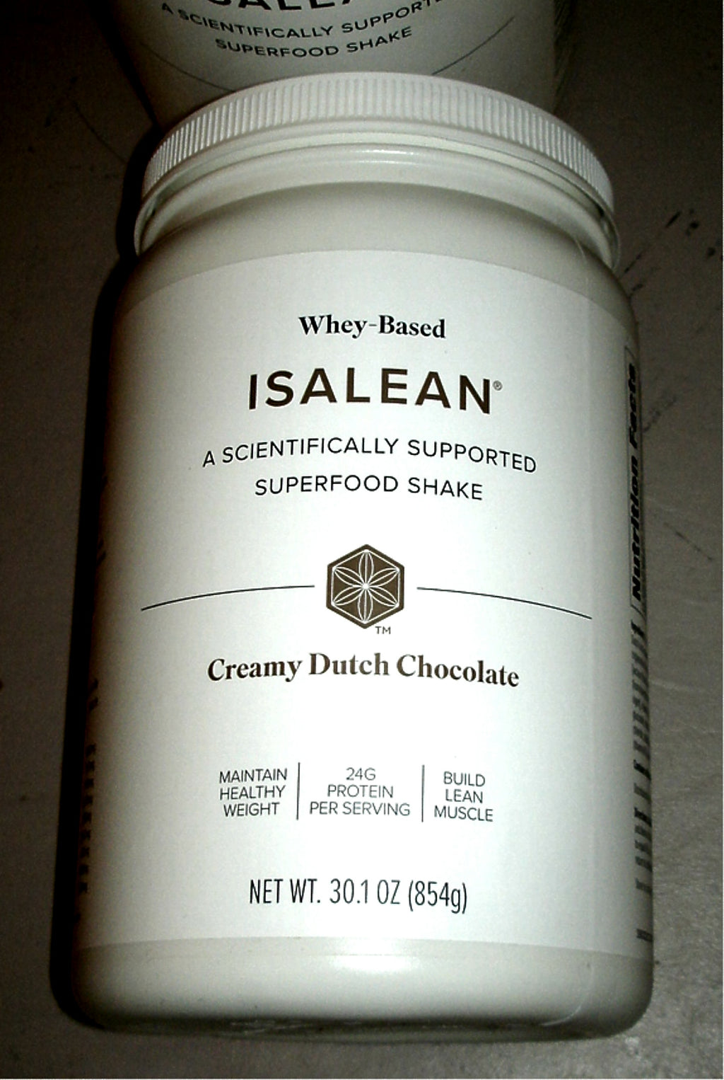 Isagenix - IsaLean Creamy Dutch Chocolate Shake 30.1 Oz Canister EXP 7/26 - K