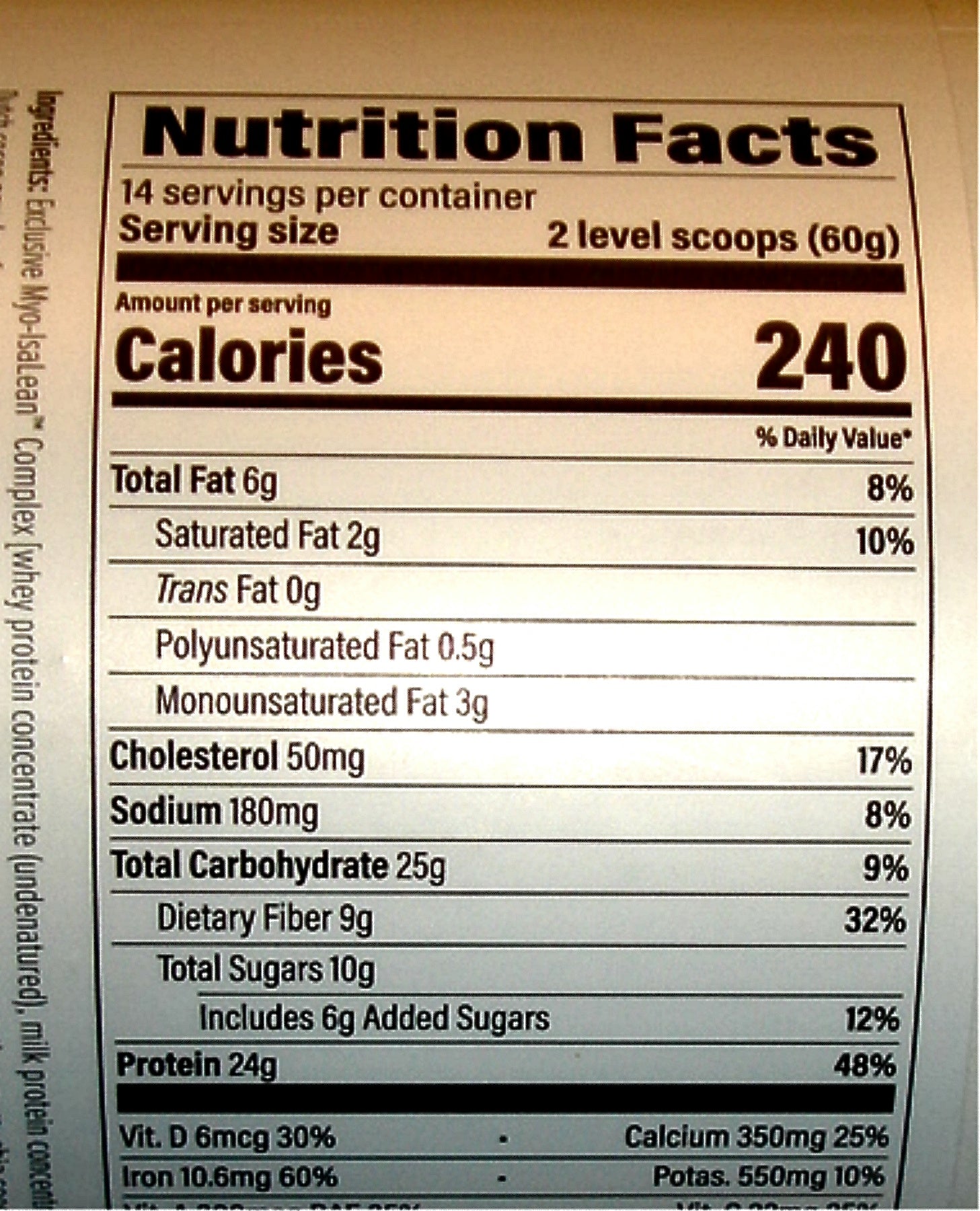 Isagenix - IsaLean Whey Based Creamy Dutch Chocolate  Exp 9/27 - K - Factory Sealed