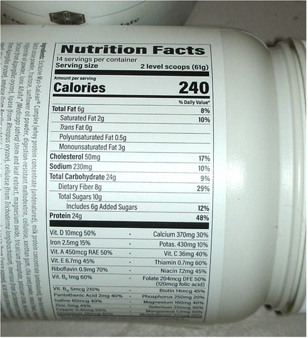 Isagenix - IsaLean Creamy Dutch Chocolate Shake 30.1 Oz Canister EXP 7/26 - K