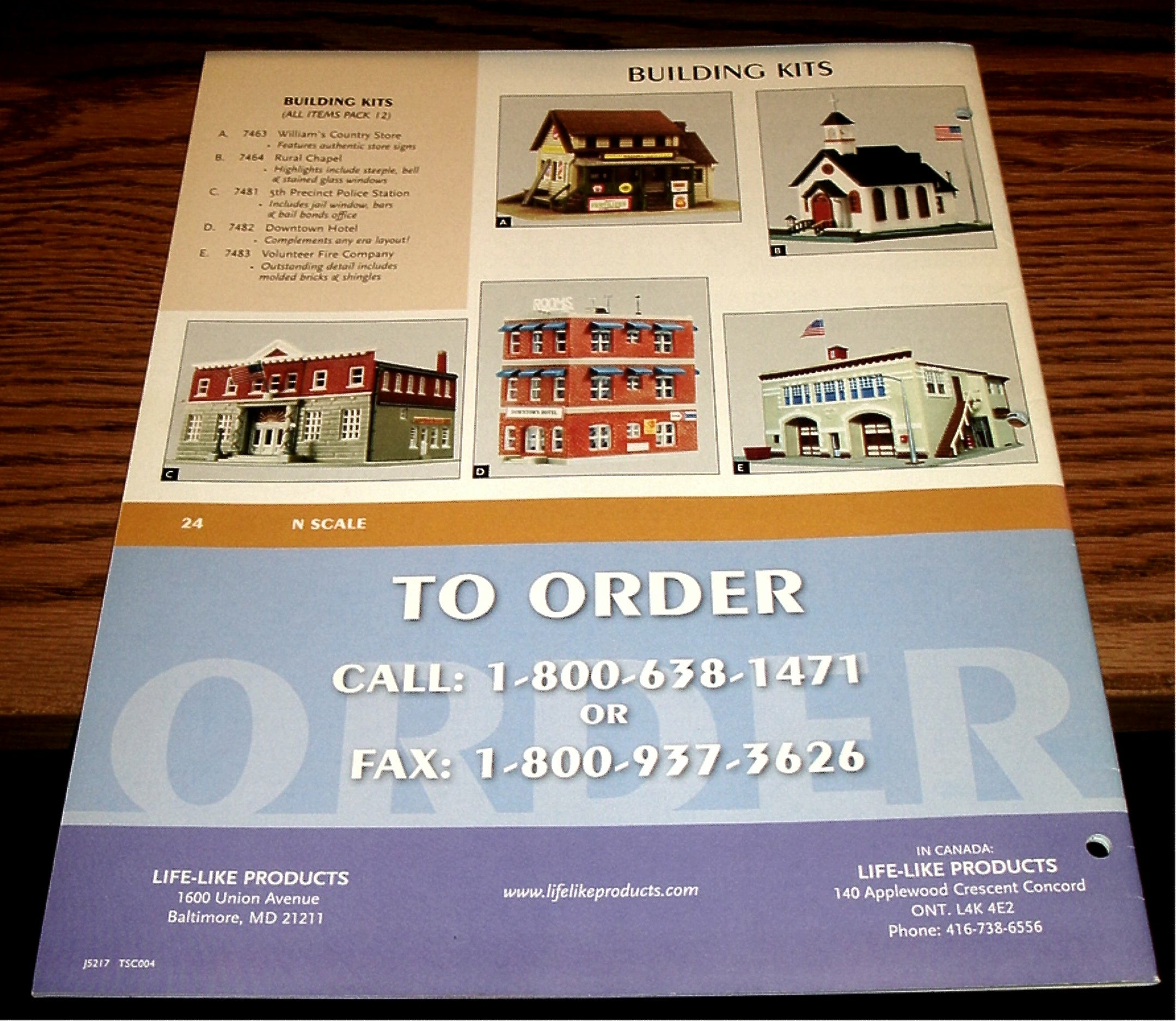 LIFE-LIKE Train & Scenic Catalog - HO/N/O/G - SceneMaster - Proto 2000 Series