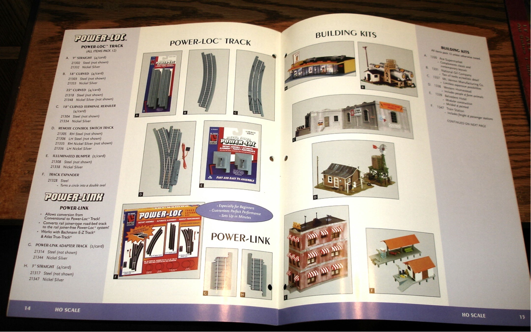 LIFE-LIKE Train & Scenic Catalog - HO/N/O/G - SceneMaster - Proto 2000 Series