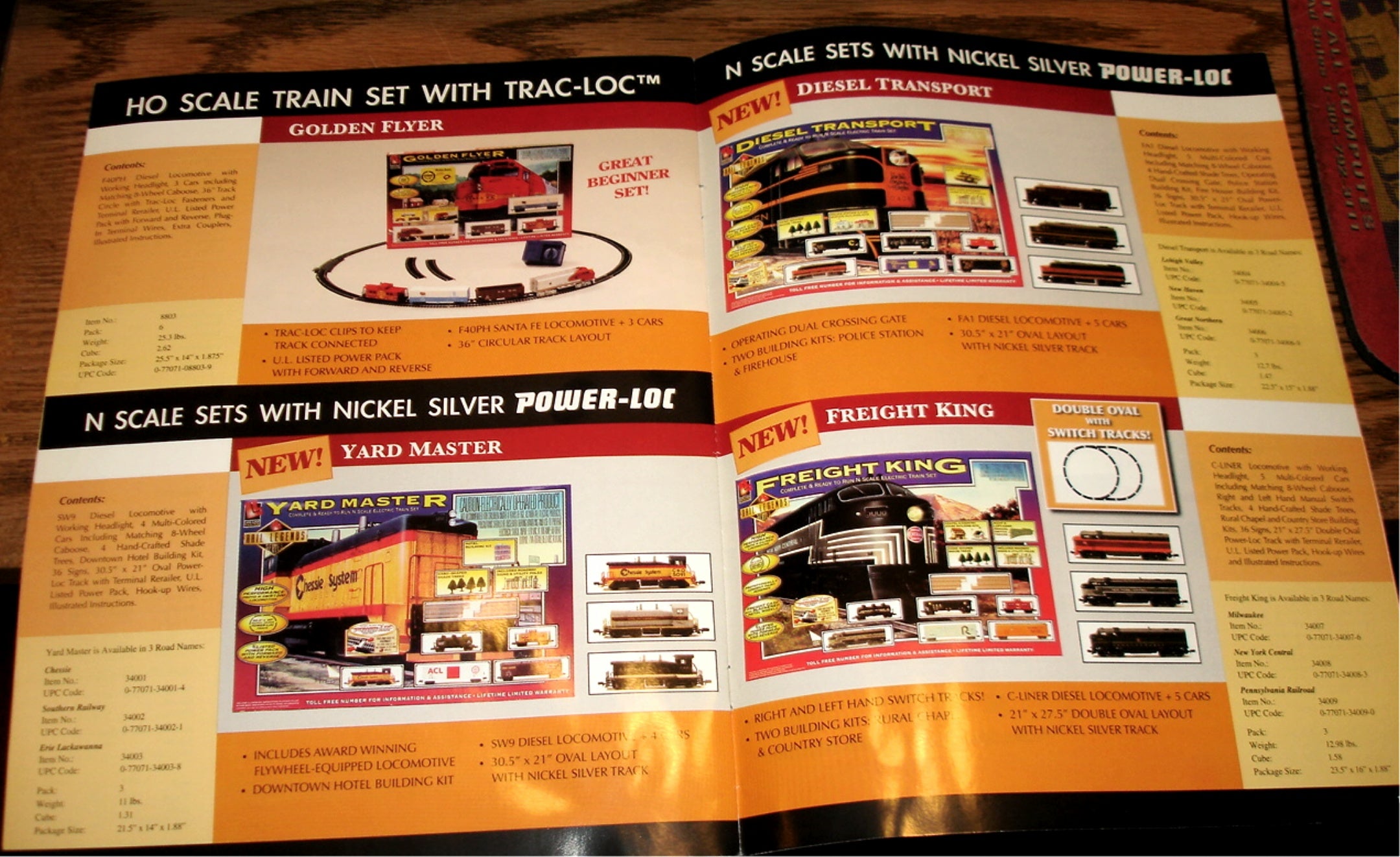 LIFE-LIKE Trains Catalog - HO/N Scale - Train Sets & New Items