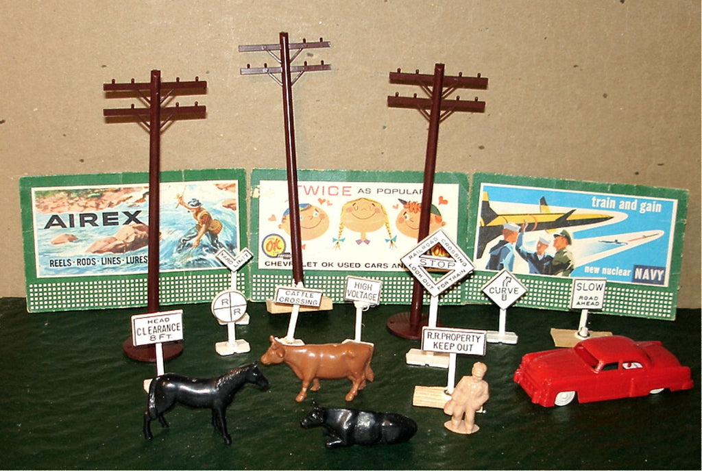 Lot of 20 - O Scale Accessories - LIONEL MARX ATLAS BACHMANN WEAVER Train (A)