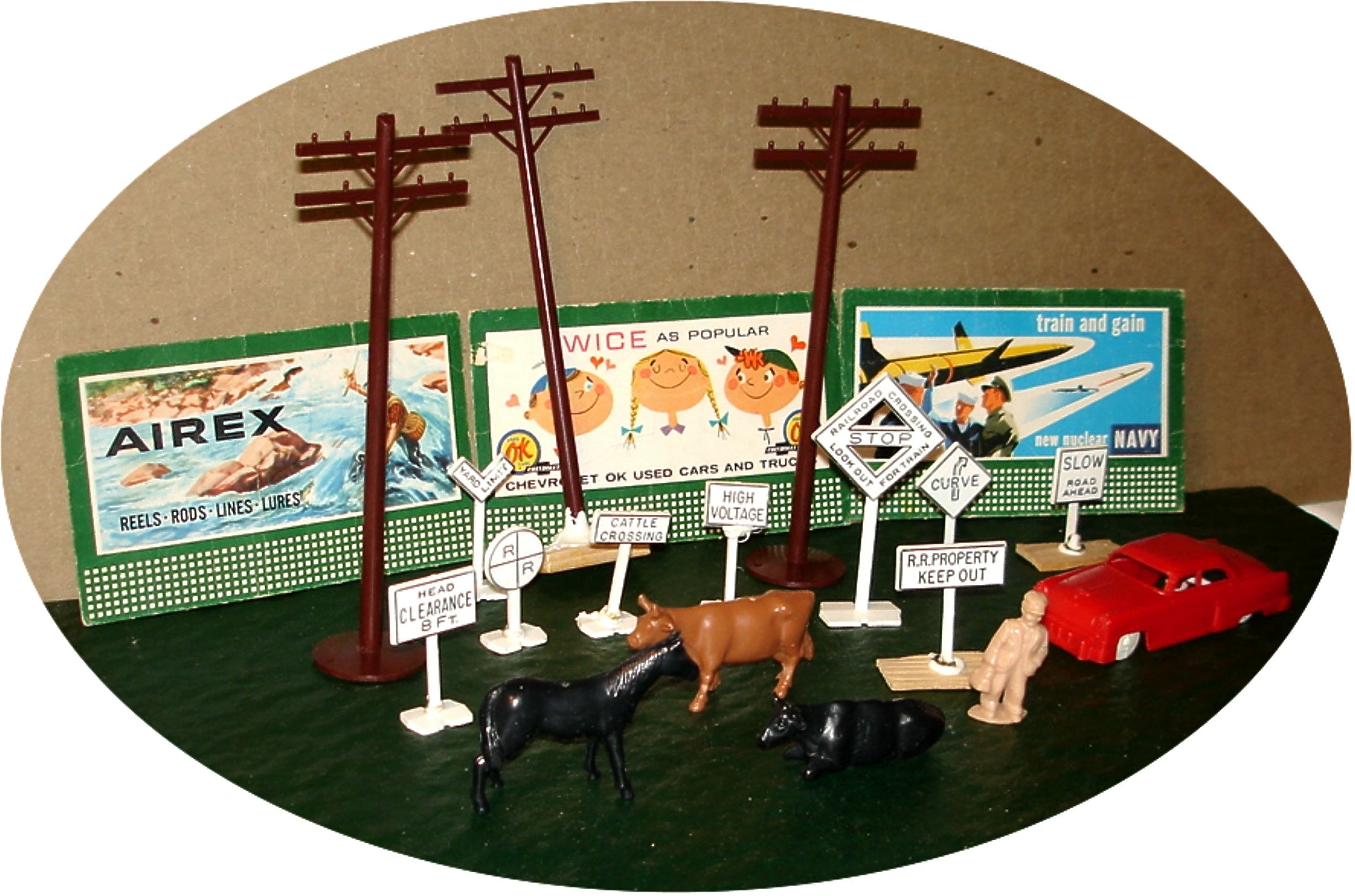 Lot of 20 - O Scale Accessories - LIONEL MARX ATLAS BACHMANN WEAVER Train (A)