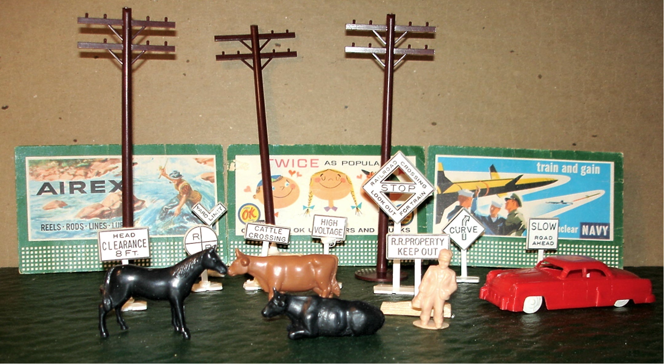 Lot of 20 - O Scale Accessories - LIONEL MARX ATLAS BACHMANN WEAVER Train (A)