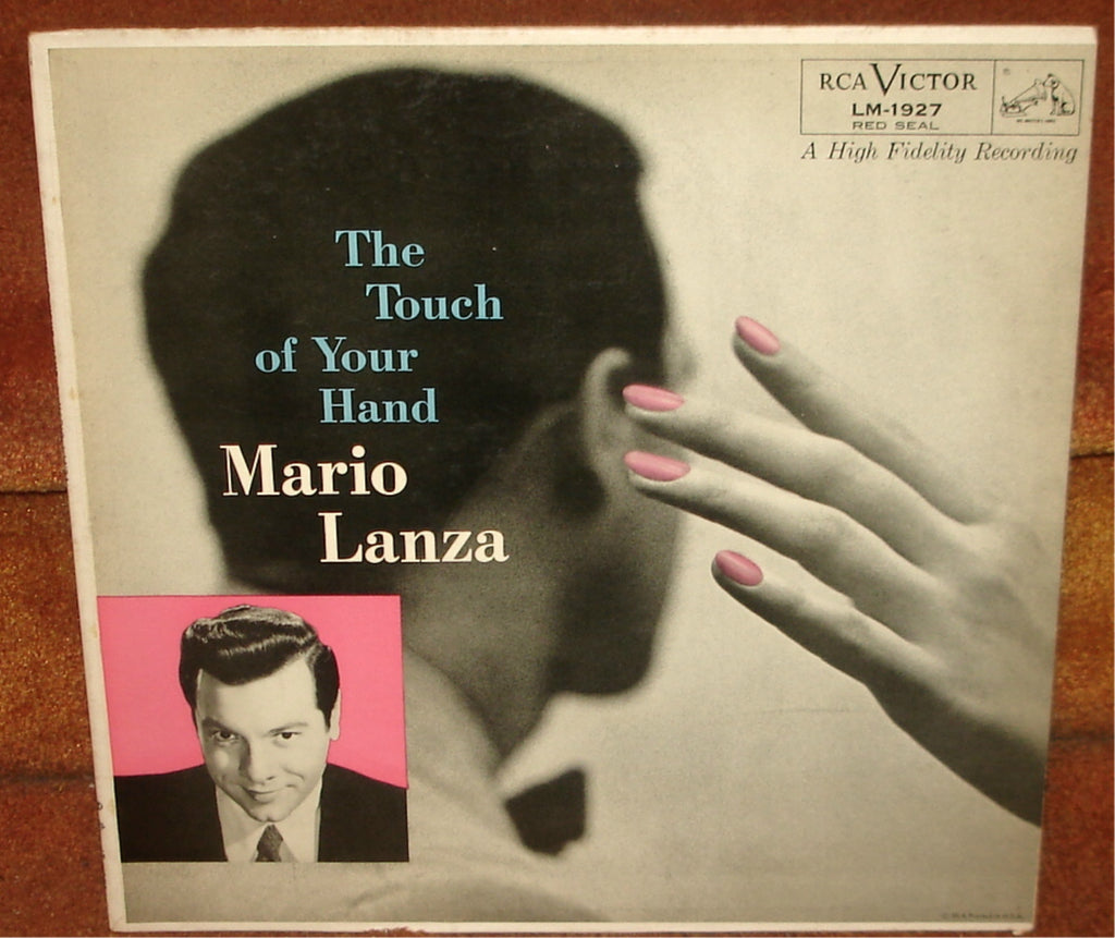 MARIO LANZA - THE TOUCH OF YOUR HAND - 1955 STAGE & SCREEN ALBUM LP
