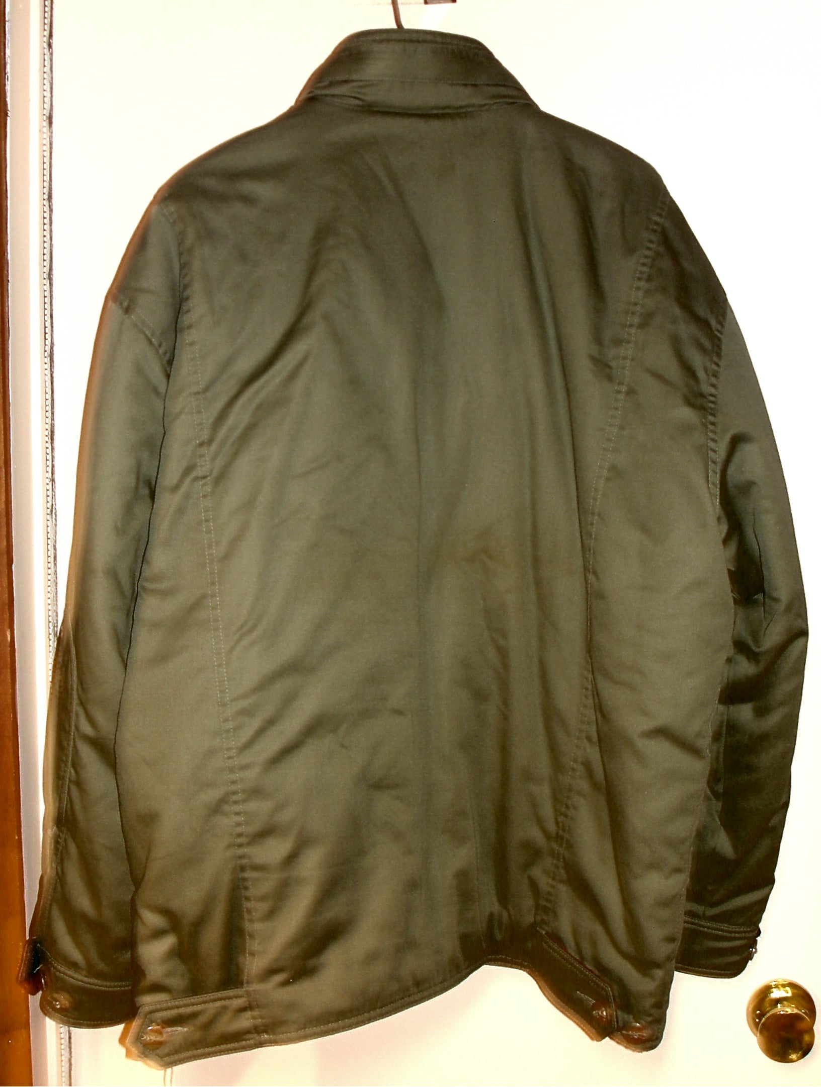 MIGHTY MAC - VINTAGE LINED 3/4 PARKA COAT JACKET - SIZE 44 GREEN