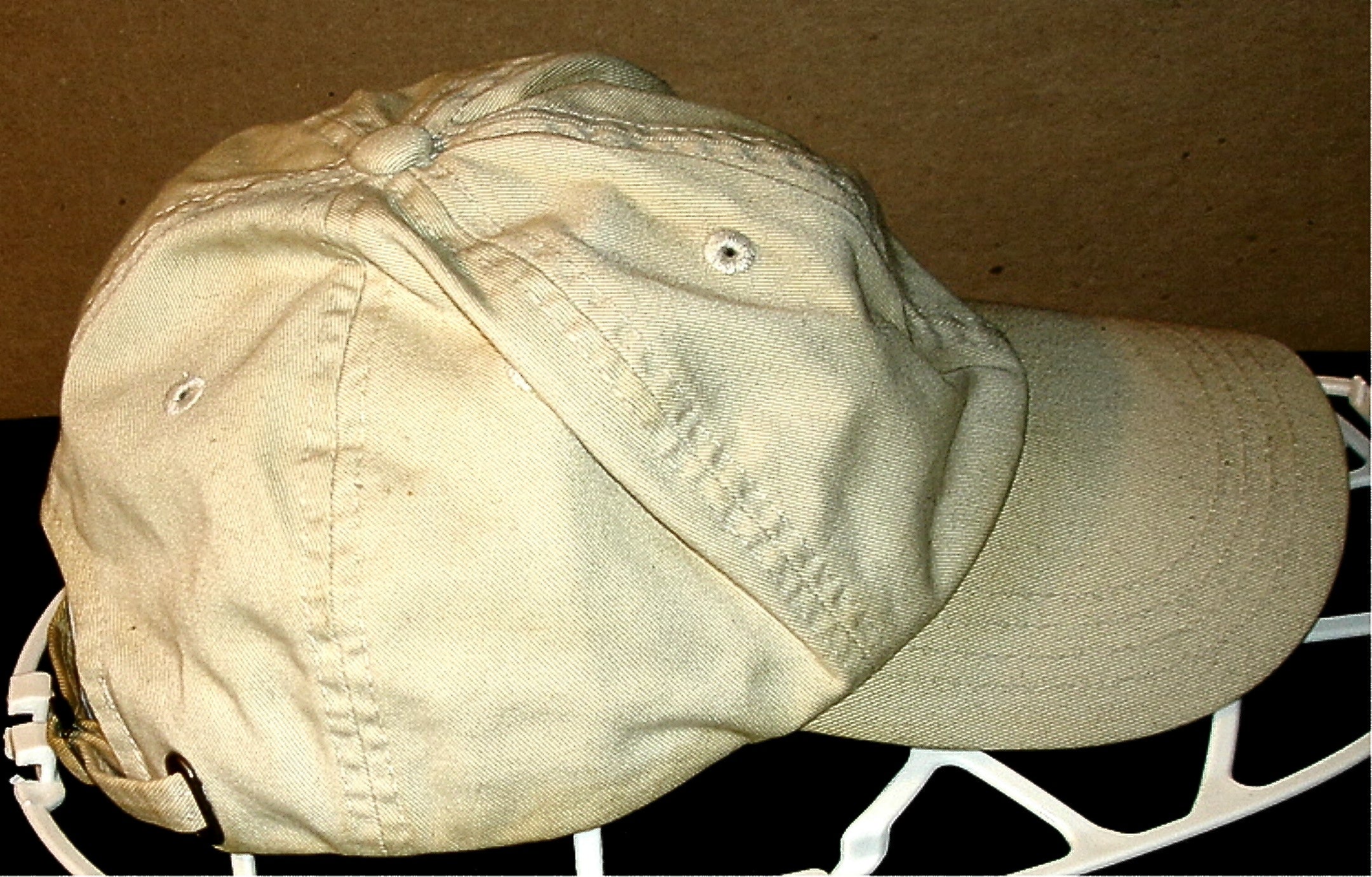 Vtg CHANNEL FOUR - NBC LOGO - 6 Panel Strapback Baseball Cap Hat - NEW