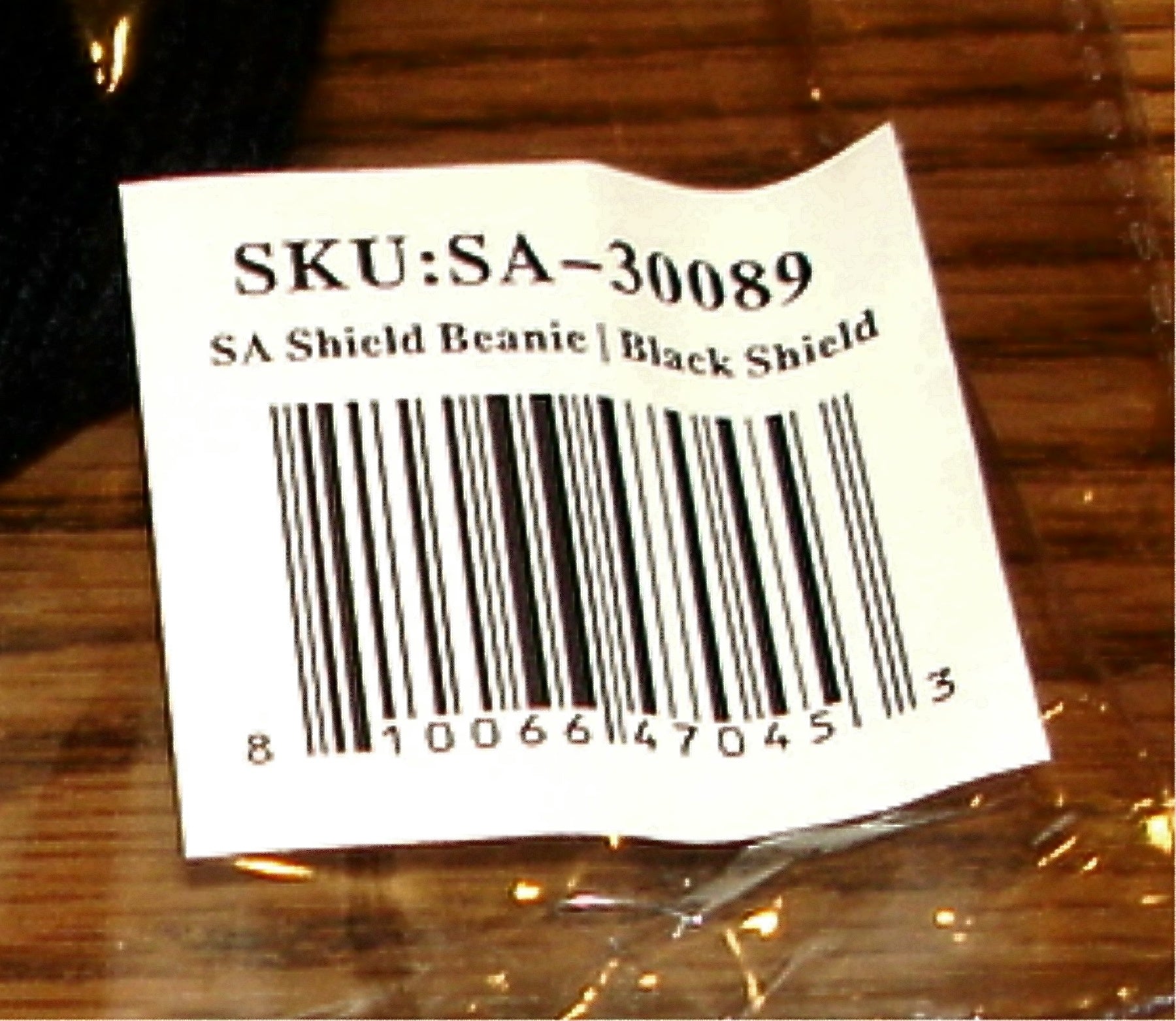 SA BEANIE - CLASSIC BLACK or ROYAL BLUE - NEW W/ TAGS