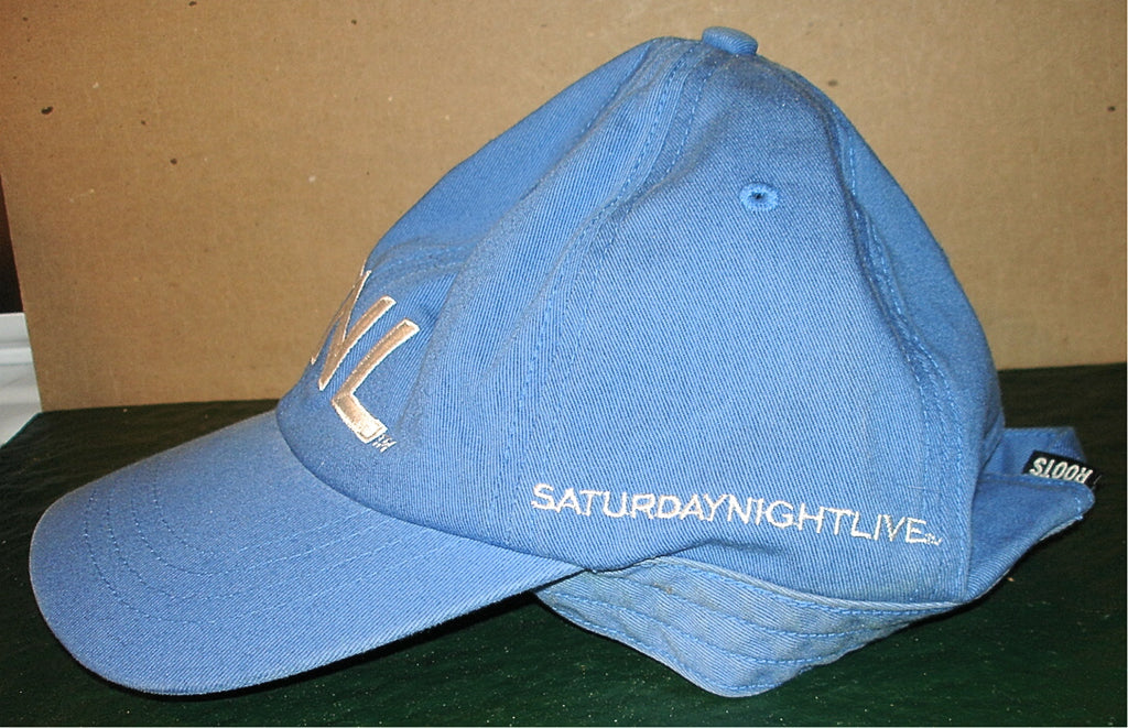 VTG NBC SATURDAY NIGHT LIVE 2003 Blue Strapback Baseball Cap Flat Brim Hat NEW