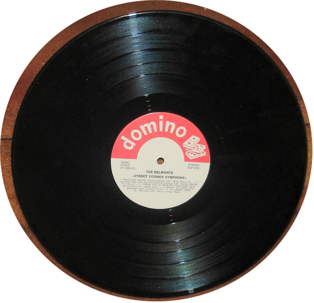 THE BELMONTS - STREET CORNER SYMPHONY - 1988 ROCK, OLDIES, DOO-WOP VINYL LP